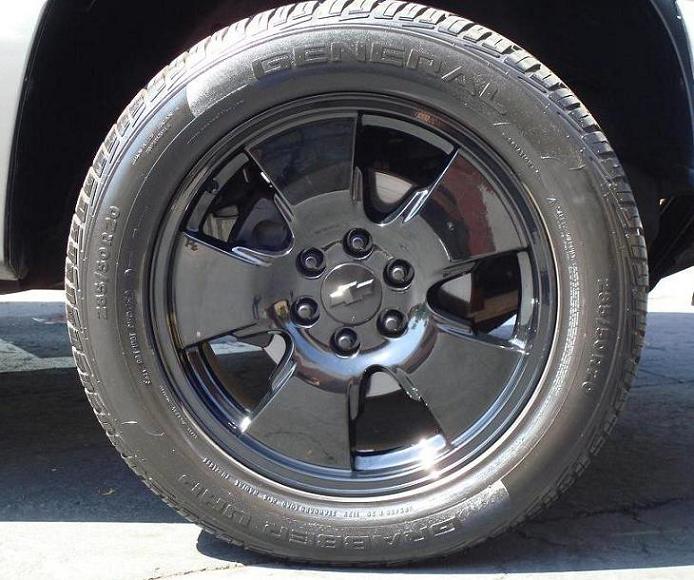 silverado black lug nuts